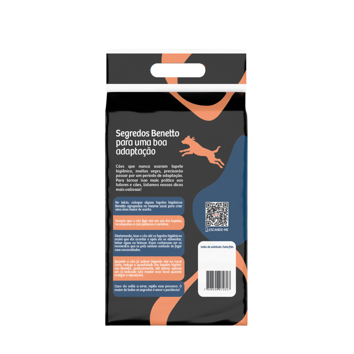 TAPETE HIGIENICO PARA CÃES - BENETTO CARVÃO ATIVADO 55cmx60cm 28und - Econômico