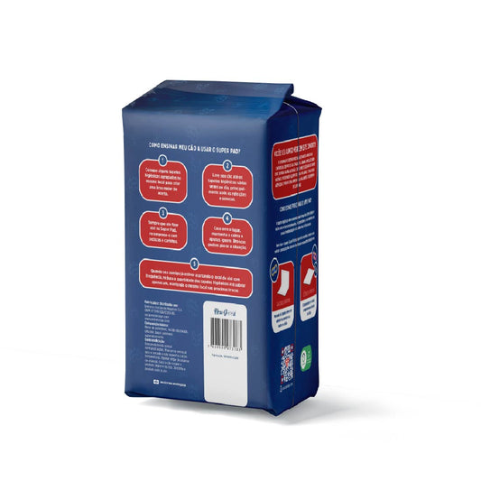 TAPETE HIGIENICO PARA CÃES - SUPERPAD NEUTRO 60cmx60cm 30und - Econômico